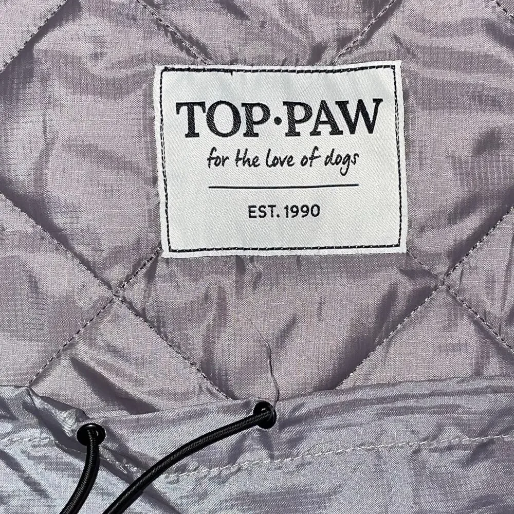 Top Paw Hammock Car Seat Cover Gray Quilted Pet Dog Travel Protector Bench Rear